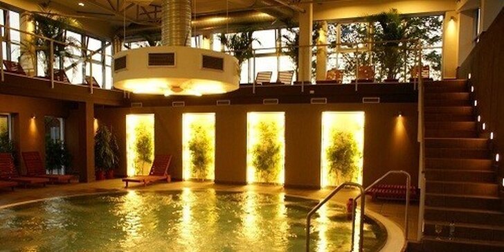 Relax v Turčianských Teplicích pro 2 nebo 4 osoby s polopenzí a aquaparkem