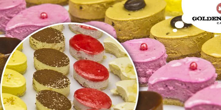 24, 48 nebo až 96 minidezertů z Golden Pacific Café