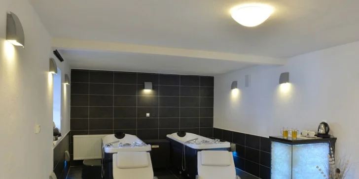 Lenošení ve wellness resortu u Českého Krumlova