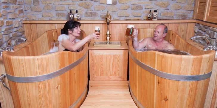Lenošení ve wellness resortu u Českého Krumlova