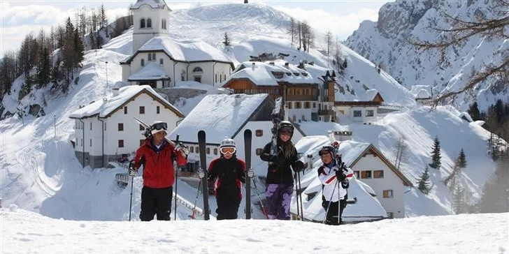 Tarvisio: lyžovačka s polopenzí a 3denním skipasem