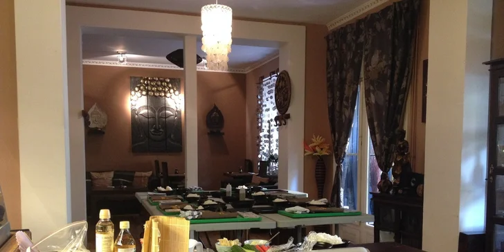 Kurz sushi a japonské kuchyně v Café Buddha