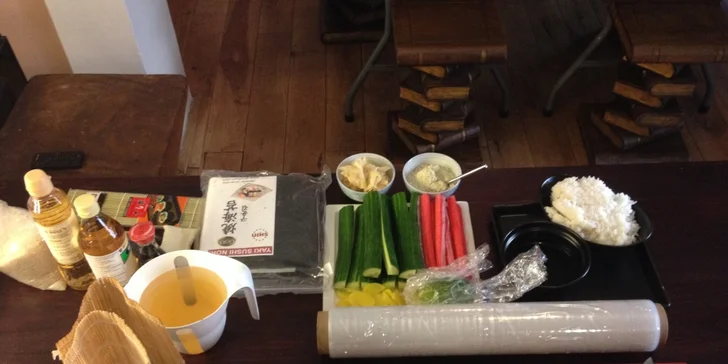 Kurz sushi a japonské kuchyně v Café Buddha