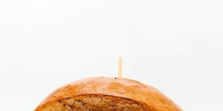 Dva poctivé 200g burgery v Tom's burger