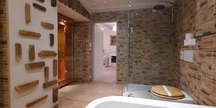 Wellness v apartmáne si môžete užívať počas celého pobytu.
