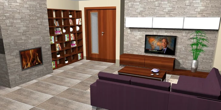 3D návrh interiéru od profesionálů