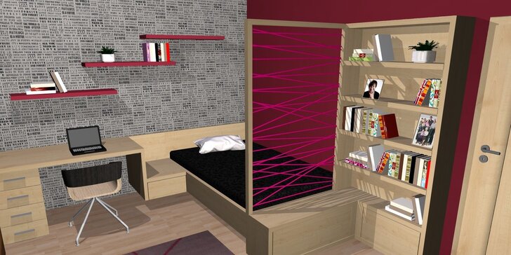 Vdechněte svému domovu život - profesionální 3D návrh interiéru do 35 m²