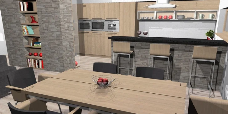 3D návrh interiéru od profesionálů