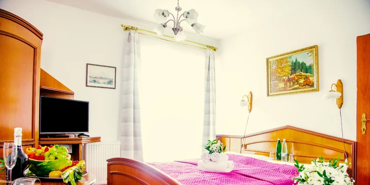 Za příplatek si můžete dopřát pokoj s balkonem.