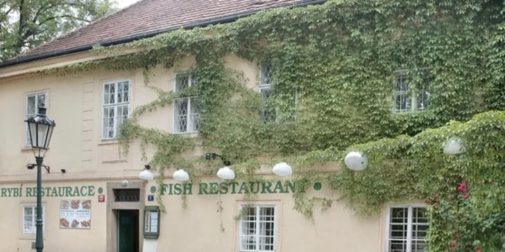 50% sleva do restaurace Rybářský klub na Kampě