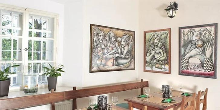 50% sleva do restaurace Rybářský klub na Kampě