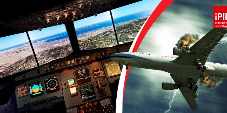 Adrenalinové situace na leteckém simulátoru Airbus A320