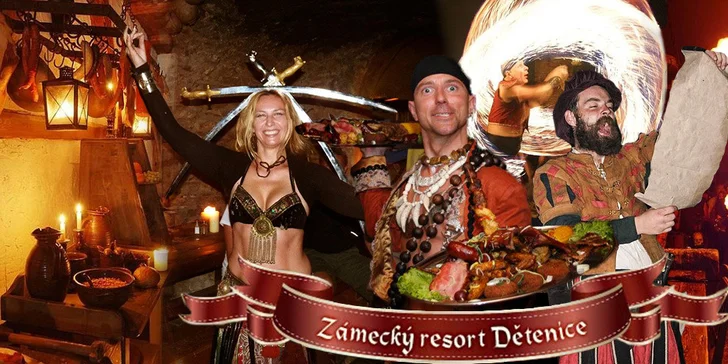 Zážitkový pobyt ve Středověkém hotelu v Dětenicích