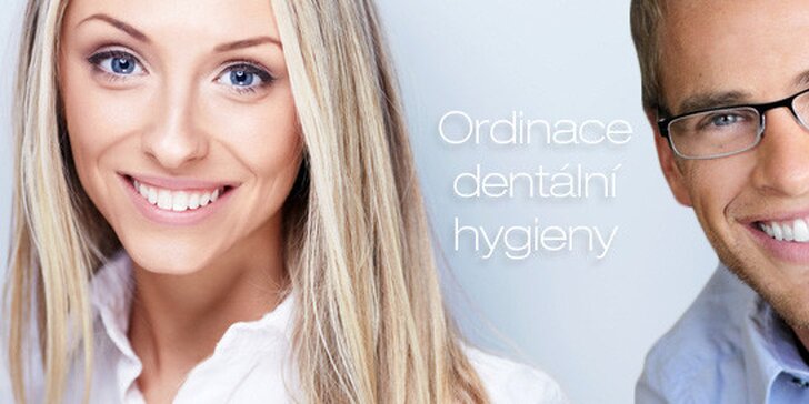 Profesionální dentální hygiena či pískování Air Flow