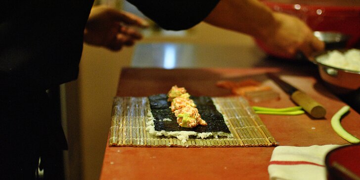 Japonská kuchyně a výroba sushi v Café Buddha