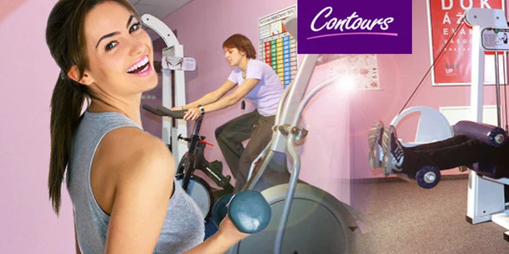 Měsíční členství v dámském fitness Contours