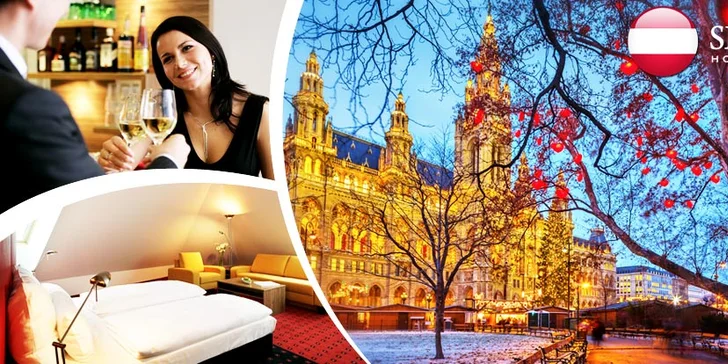 Ubytování v předvánoční Vídni ve 4* hotelu Senator