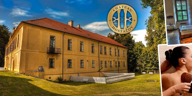 Romantika a skvělé jídlo pro dva v Chateau Hostačov