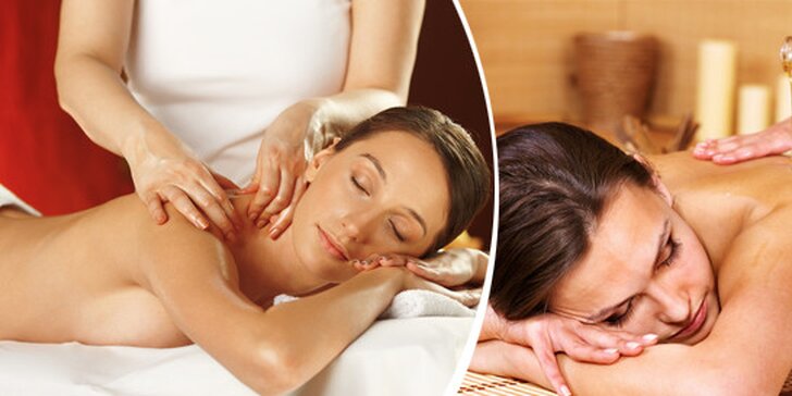 Aromaterapeutická regenerační nebo relaxační masáž - 60 nebo 120 minut.