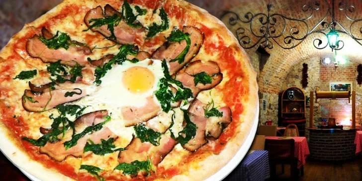 2× pizza dle výběru v restauraci U Templářů