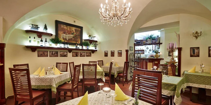 Večeře včetně drinku v italské restauraci Oliva Nera