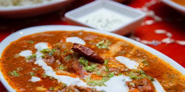 270 g Chicken Madras – kuracie mäso pripravené na kokose a paradajkovej omáčke