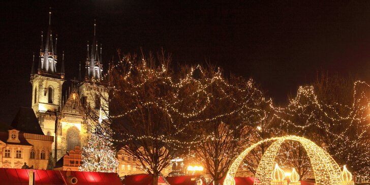 Až 3 dny v Praze – za nákupy i vánoční atmosférou