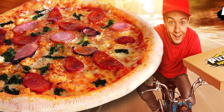 2 pizzy dle výběru s rozvozem po HK v ceně