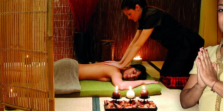 Tradiční thajská nebo aroma olejová masáž v luxusním spa beauty salonu. 30 až 90 minut rozmazlování pod rukama zkušené masérky z Bali.