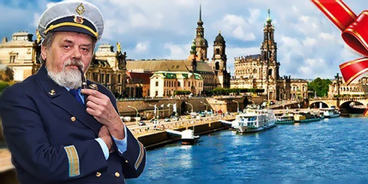 Dárkový lodní lístek na plavbu do Drážďan