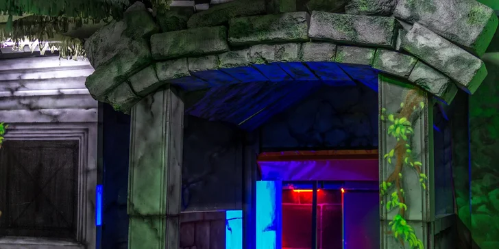 Laser game v aréně LazerFun a herním prostoru Aztec