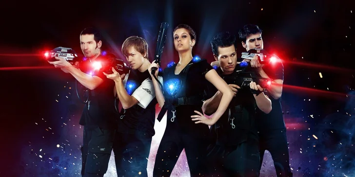 Laser game v aréně LazerFun a herním prostoru Aztec