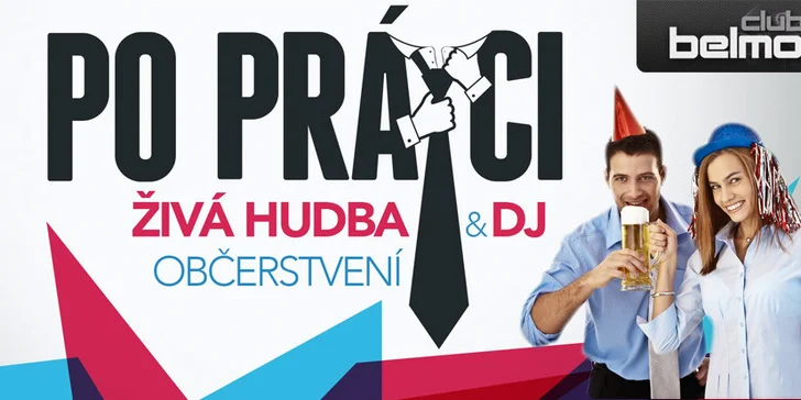 Vstupenka na party Po práci včetně rautu