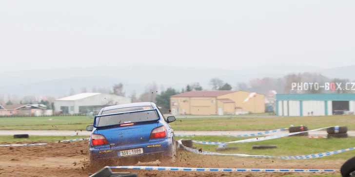 6 kol v Subaru Impreza WRX STI na okruhu v Dlouhé Lhotě a vč. paliva