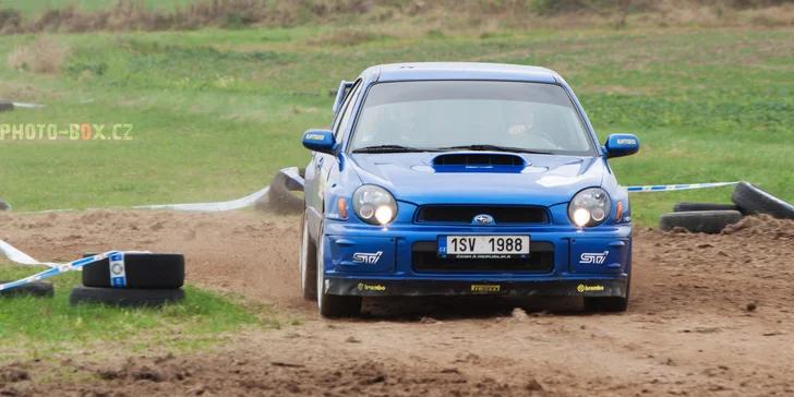 6 kol v Subaru Impreza WRX STI na okruhu v Dlouhé Lhotě a vč. paliva