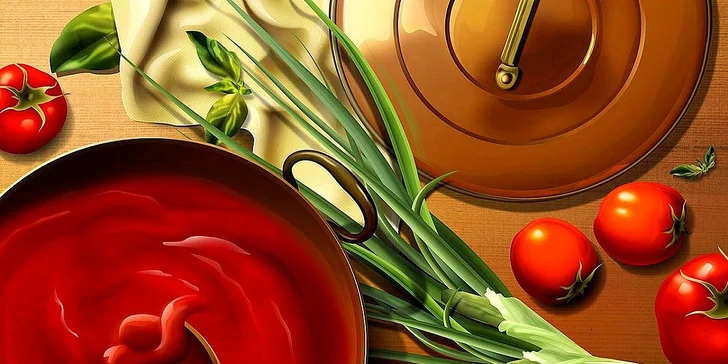 Tříchodové menu pro dva v restauraci Pyramida