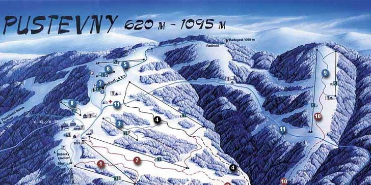 3 dny parádního lyžování v Beskydech