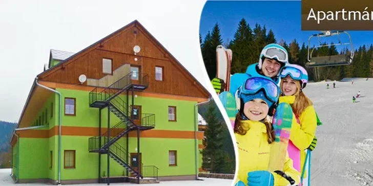 Apartmány v Jeseníkách na 4 dny pro 4 osoby