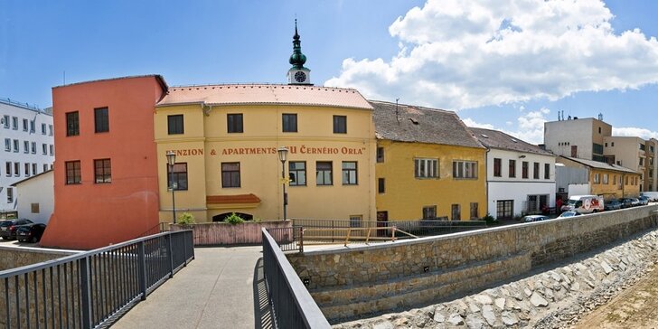 Relax i poznání v Třebíči: polopenze a třeba i vstupy do památek a aquaparku
