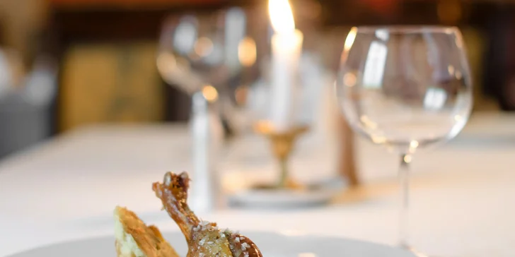 Exkluzivní 6chodové kachní menu pro 2 osoby v restauraci U Modré kachničky II.