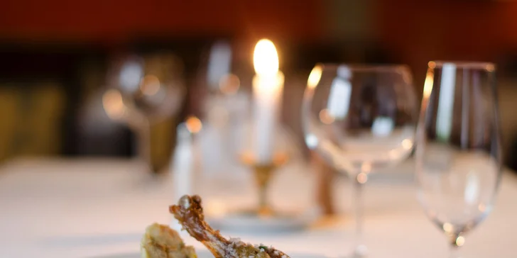 Exkluzivní 6chodové kachní menu pro 2 osoby v restauraci U Modré kachničky II.