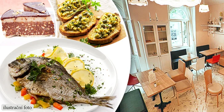 Středomořské menu pro dva v restauraci Olive Point