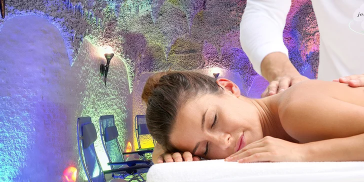Relaxace a masáž dle výběru v solné jeskyni