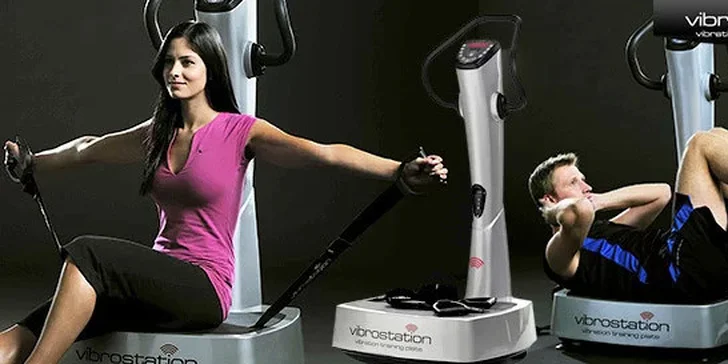 Cvičte a hubněte s trenérkou na stroji Vibrostation™
