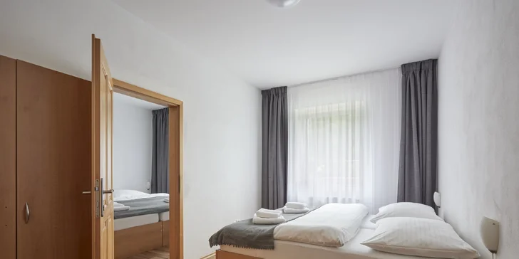 V nabídce najdete i apartmán s vybavenou kuchyňkou.