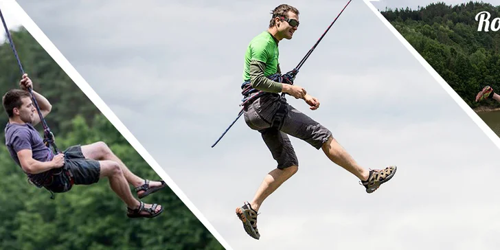 Adrenalinový Rope jump z 25 metrů!