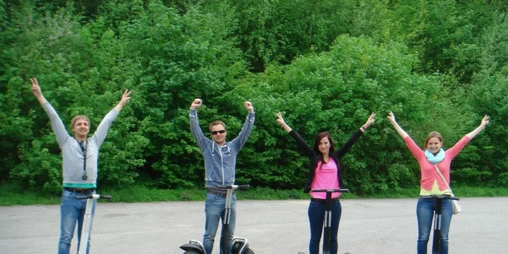 Zážitková hodinová jízda na Segway pro 2 osoby