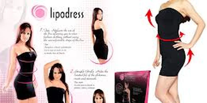 LIPODRESS zeštíhlující bezešvé šaty