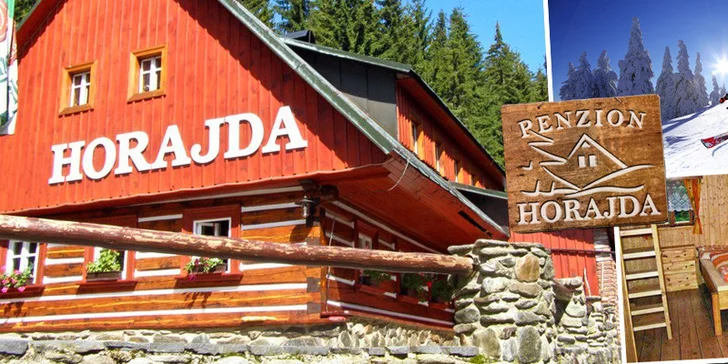 Lyžování i relax - horská chata Horajda v Krkonoších