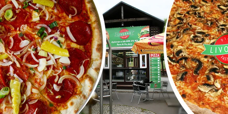 Obří 45cm pizza s sebou nebo v pizza stánku